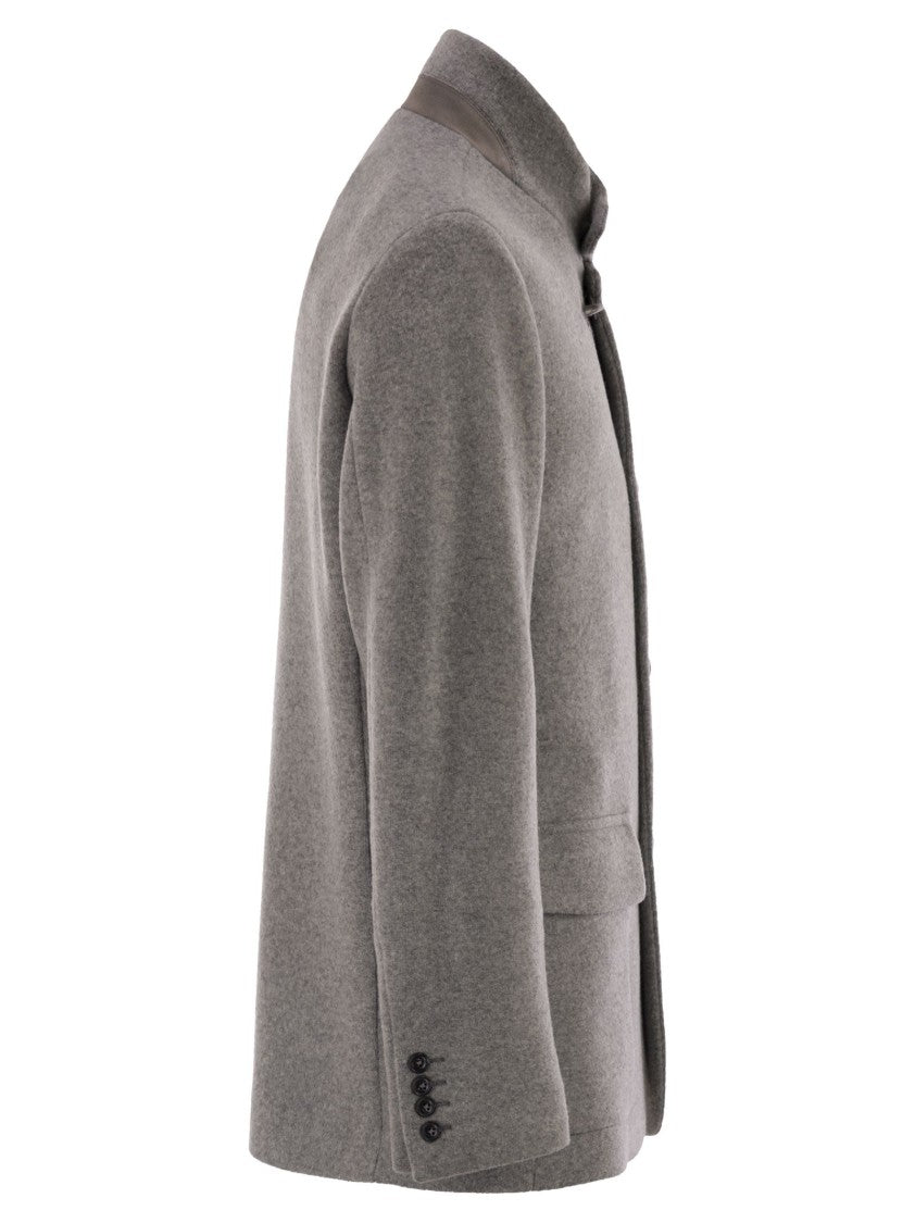 Fay Wool Pea Coat