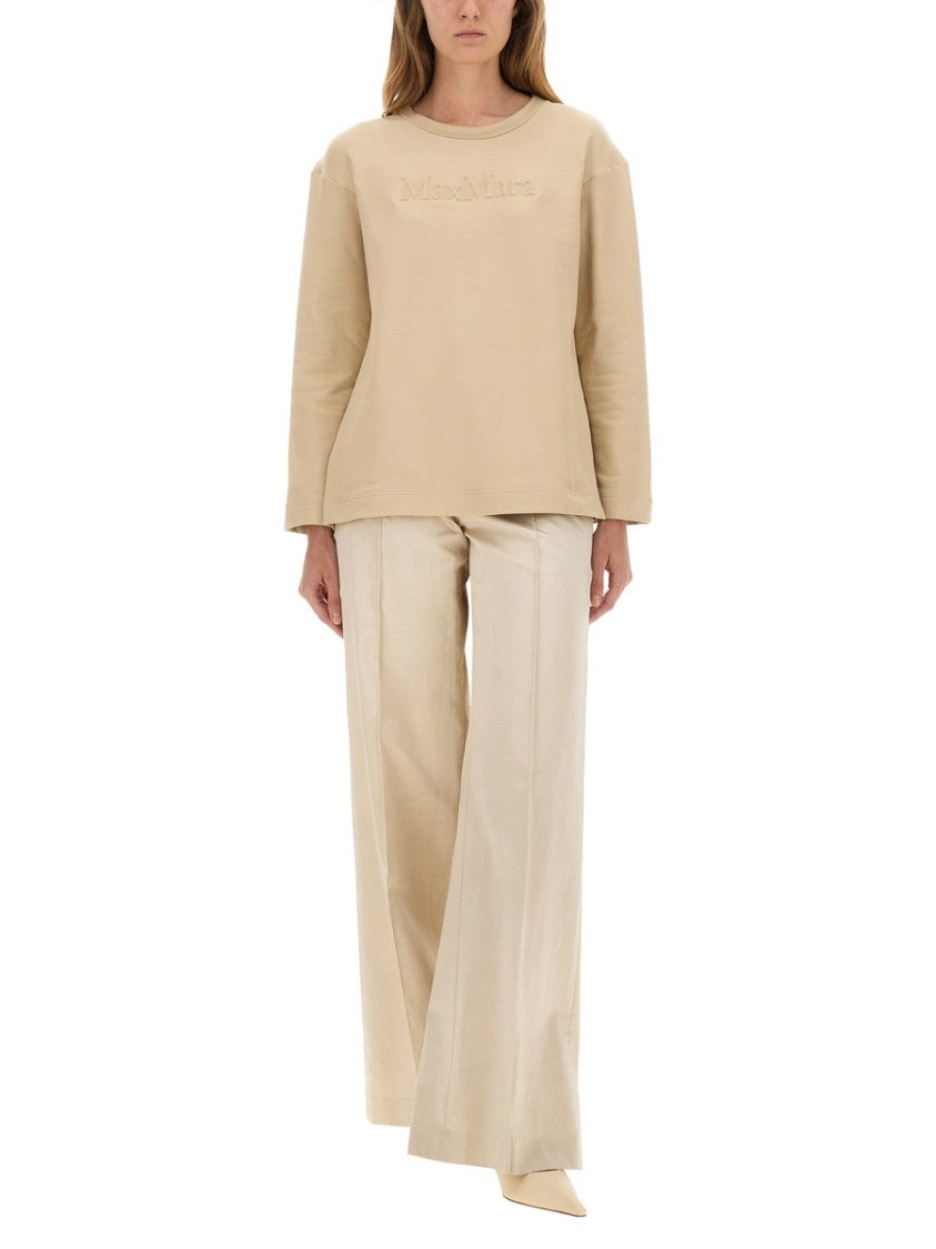 Max Mara Berma Silk-Cotton Blend Sweatshirt
