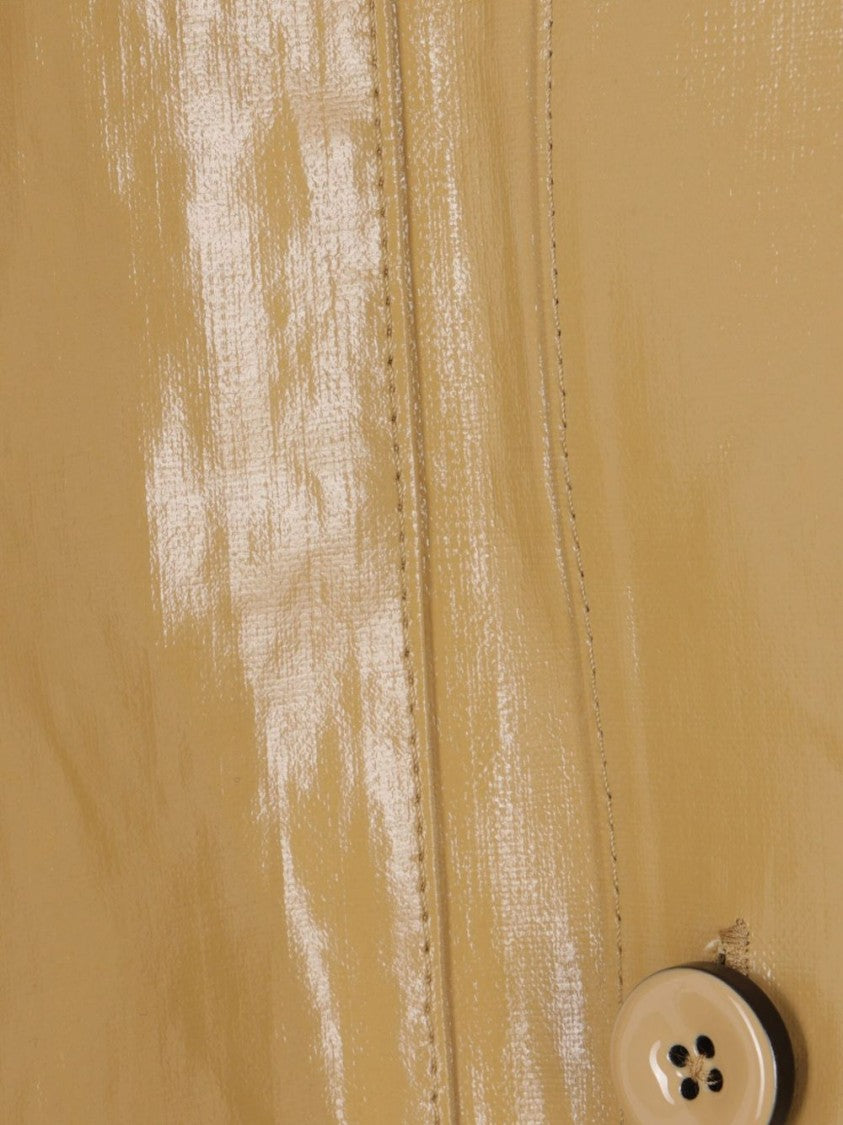 Jil Sander Sand-Colored Waxed Leather