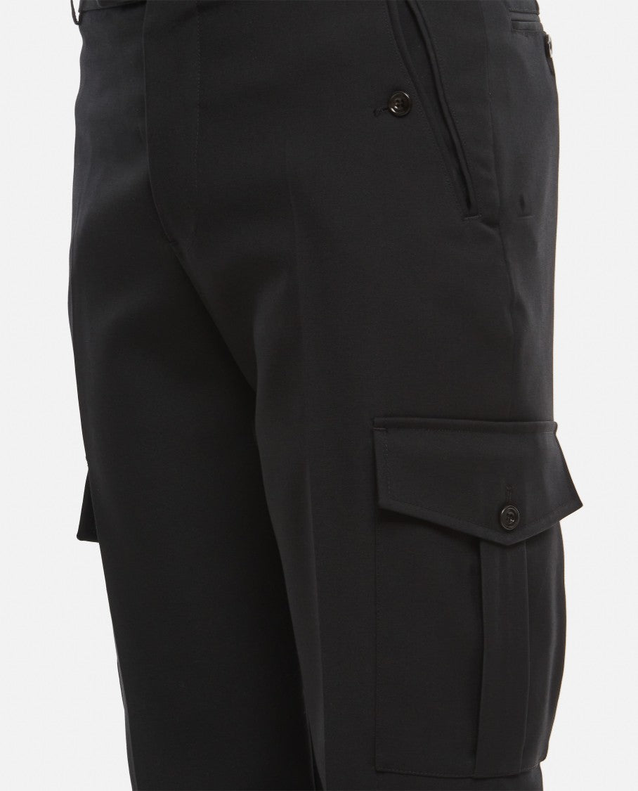 Alexander Mcqueen Wool Gabardine Trousers