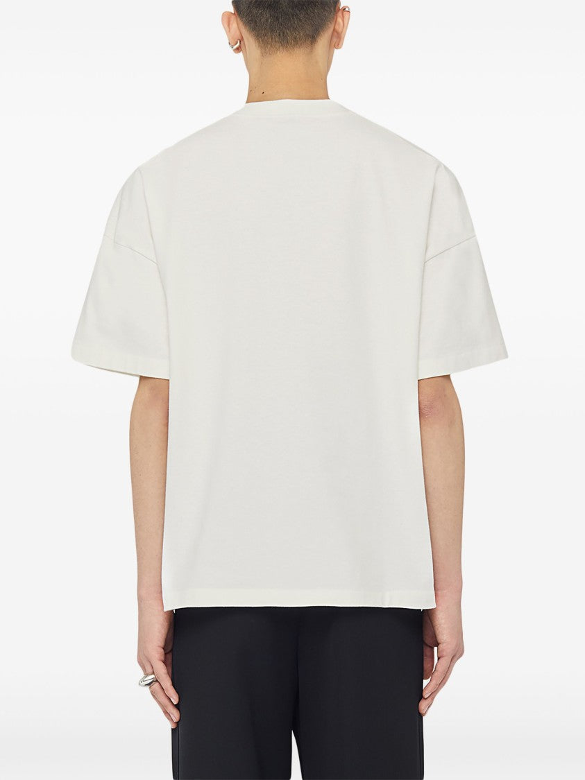 Jil Sander White Oversized Cotton Jersey T-Shirt