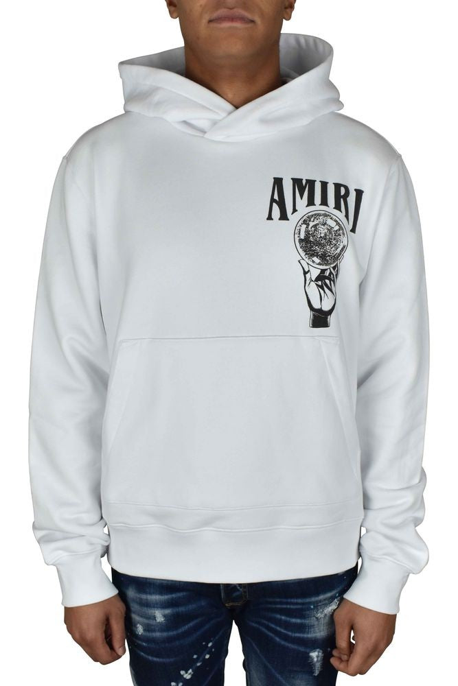 Amiri Graphic Print White Amiri Crystal Ball Hoodie