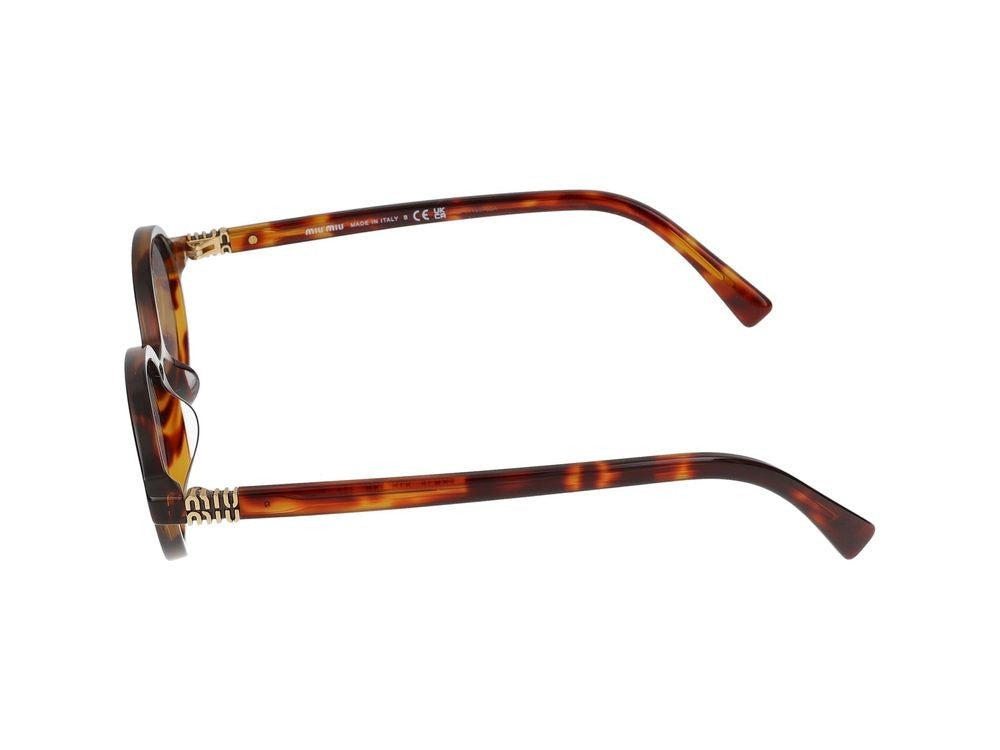 Miu Miu 0Mu 04Zs Oval Acetate Sunglasses