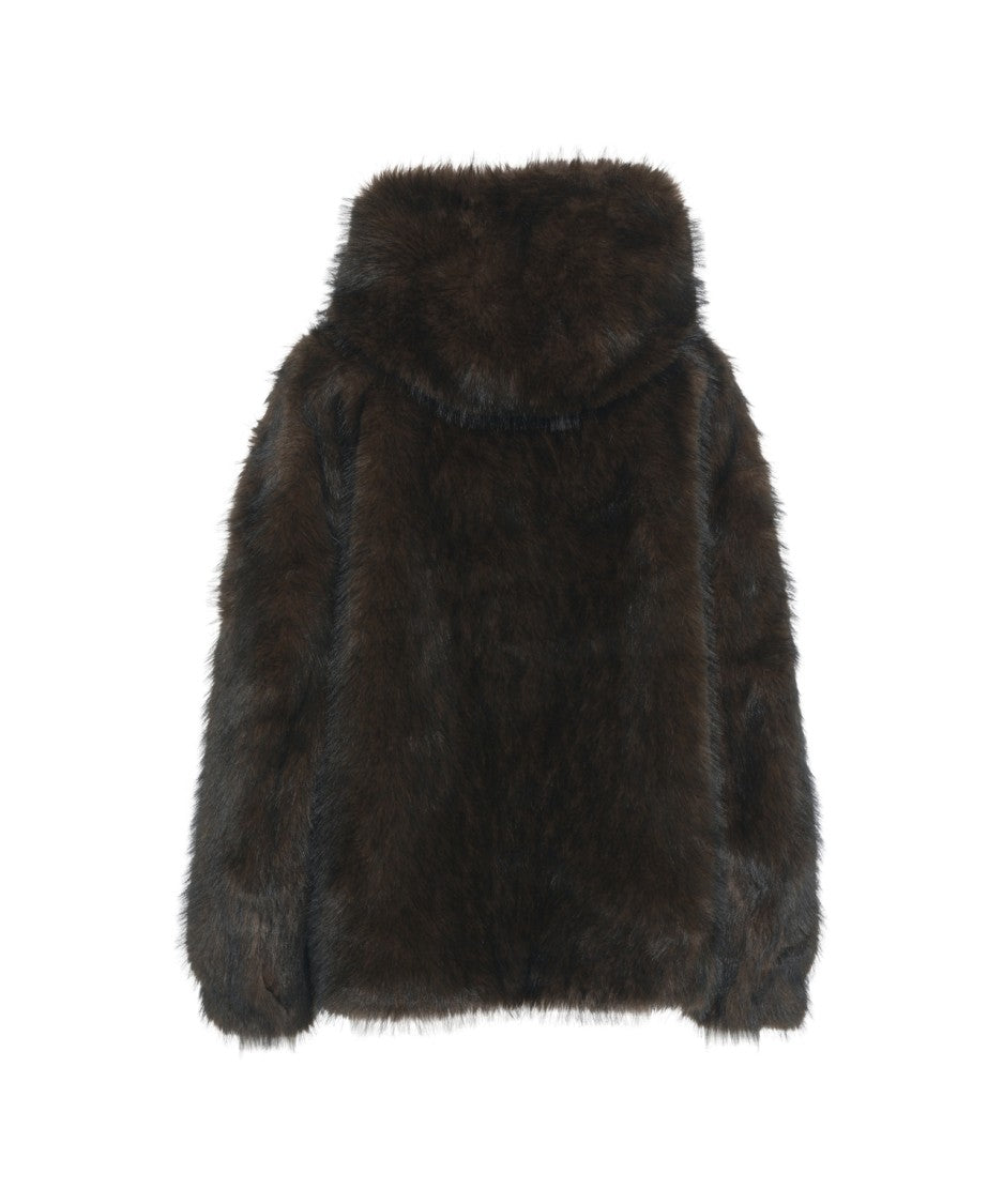 Bully Faux Fur Hooded Jacket