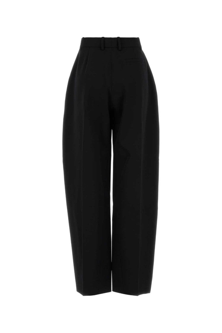 Givenchy Black Wool Wide-Leg Pant
