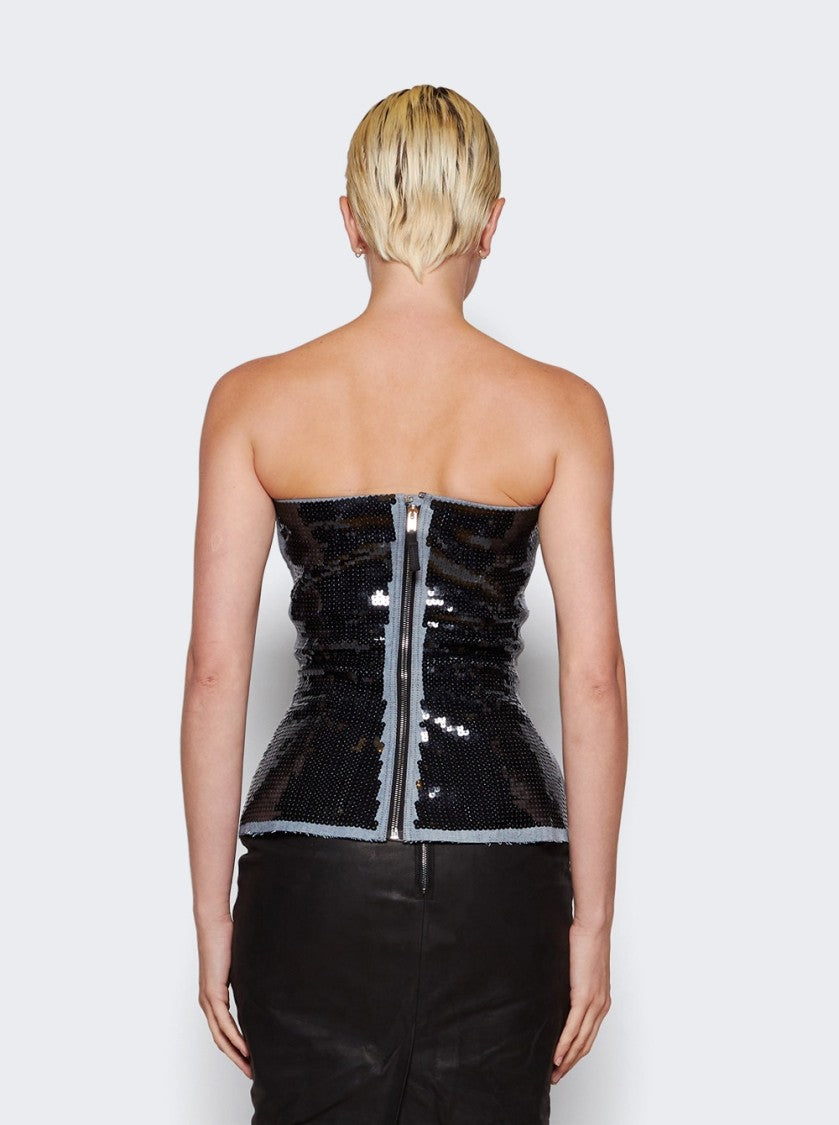 Rick Owens Embroidered Denim Top