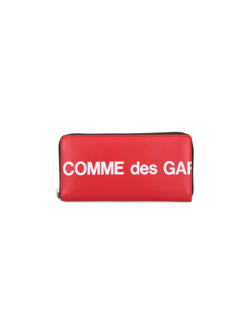 Comme Des Garçons Logo Wallet – Red