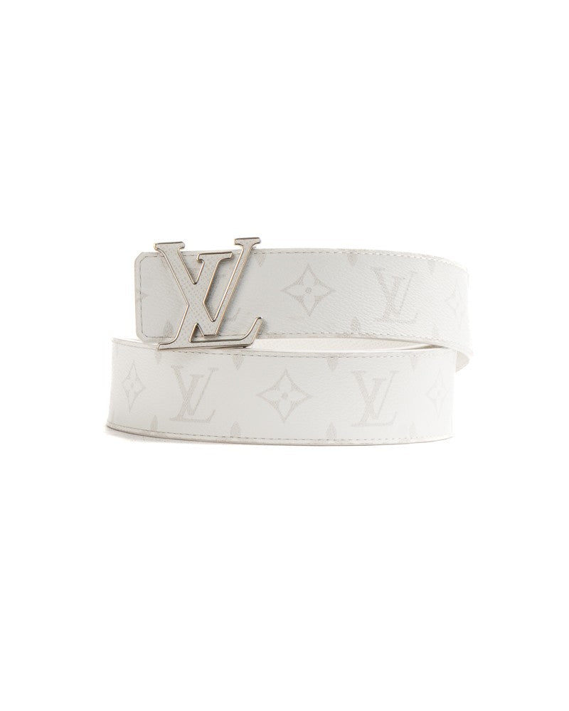 Louis Vuitton Reversible Monogram Eclipse Canvas Belt With Silver-Tone Hardware
