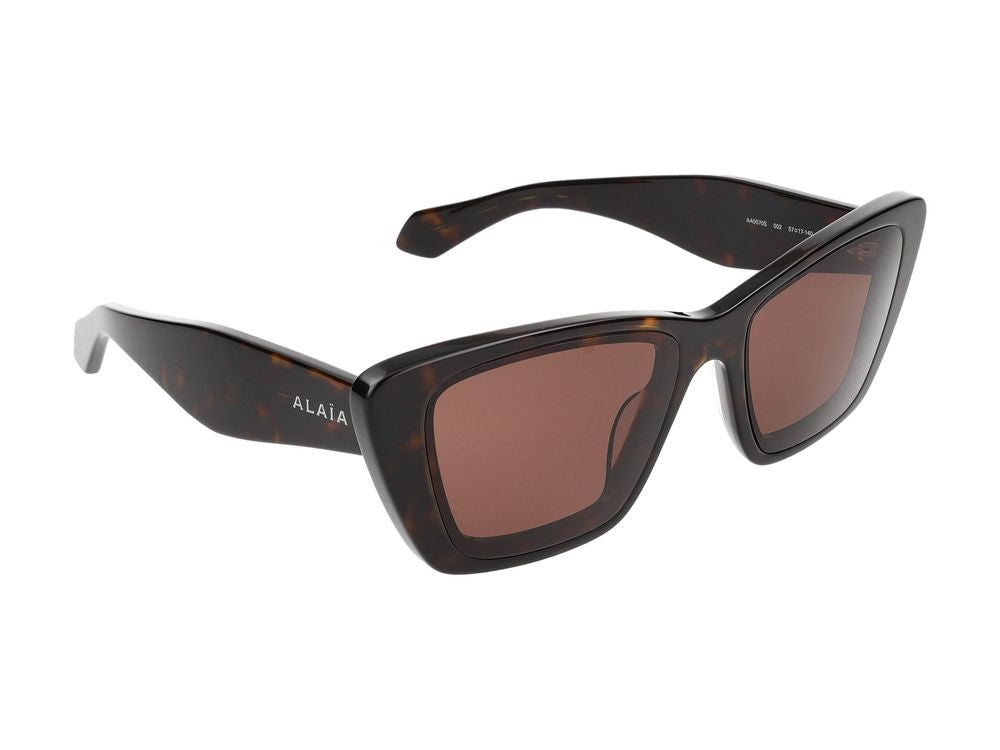 Azzedine Alaïa Sunglasses Azzedine Alaia Aa0070s 002 Havana Havana Brown 57/17/140