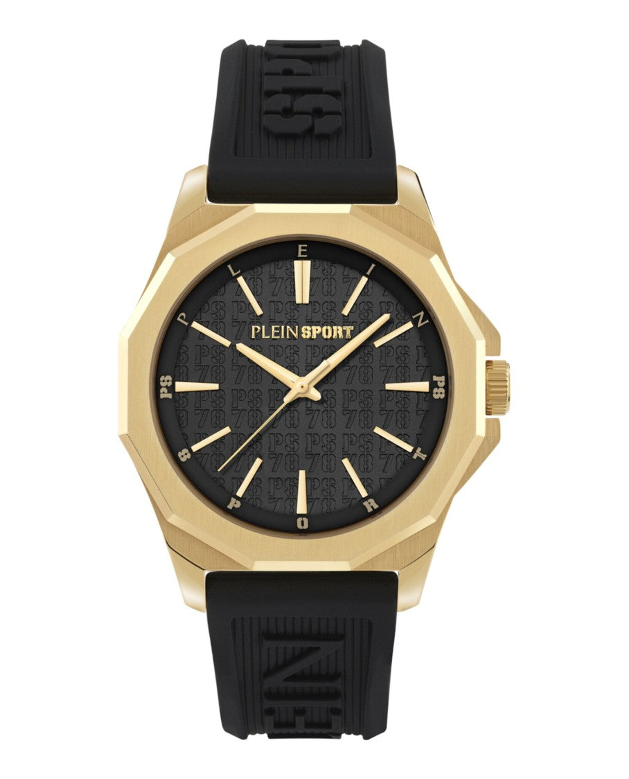 Plein Sport Onyx Ultra Silicone Watch