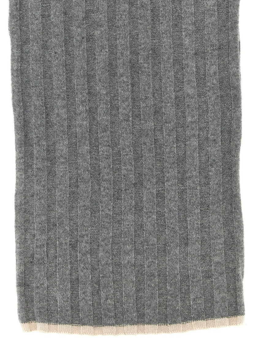 Brunello Cucinelli Ribbed Cashmere Scarf
