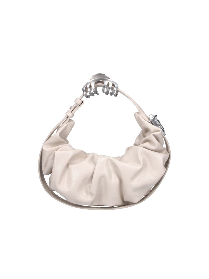 Diesel Cream Faux Leather Grab-D Shoulder Bag