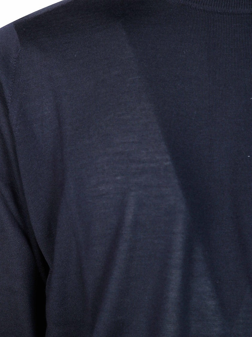 Filippo De Laurentiis F16 Long-Sleeve Merino Wool Crewneck Sweater