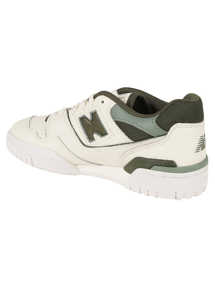 New Balance Perforated Leather Sneakers With Cushioned Sole