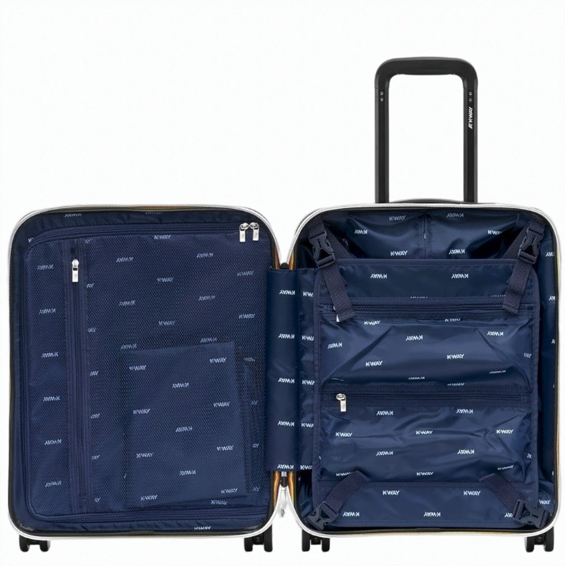 K-Way Eudoxie Logo Polycarbonate Carry On Luggage