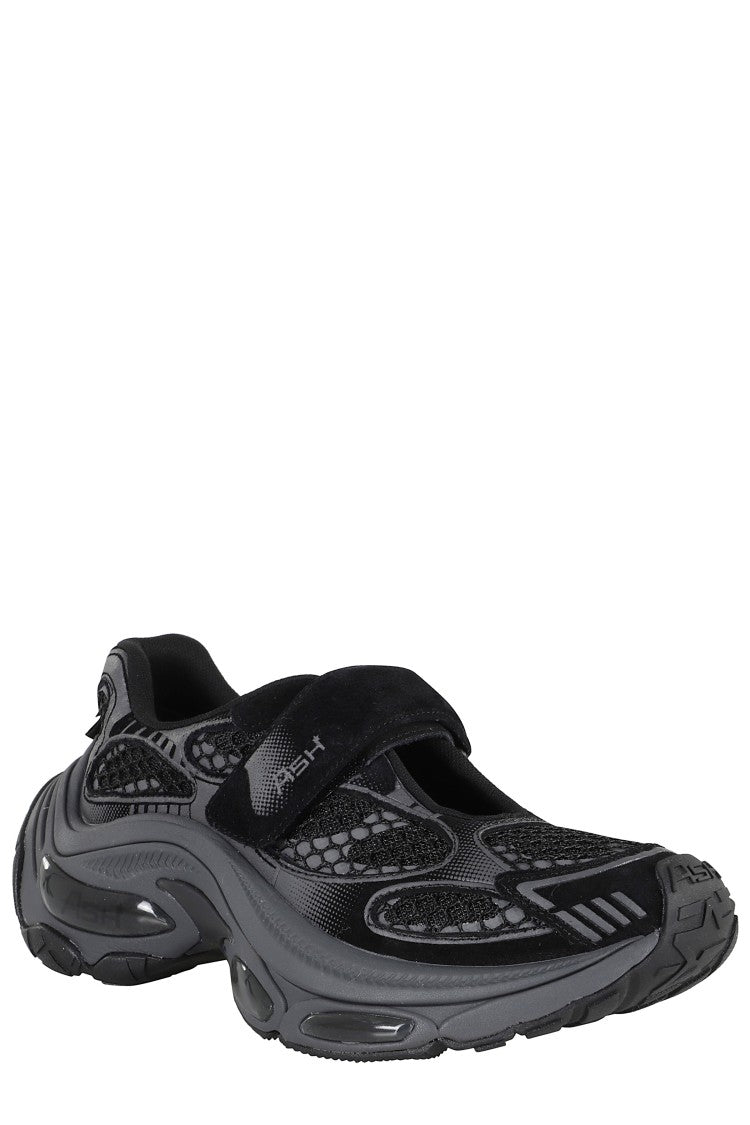Ash Black Technical Fabric Sneakers
