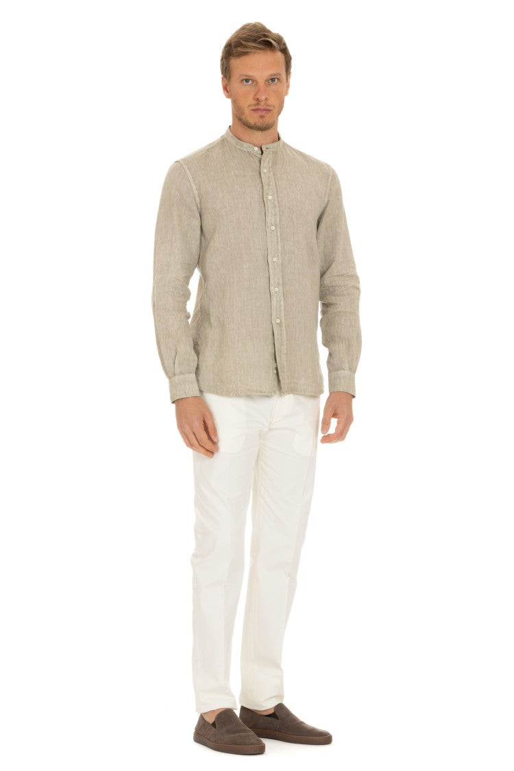 Aspesi Korean Collar Linen Shirt