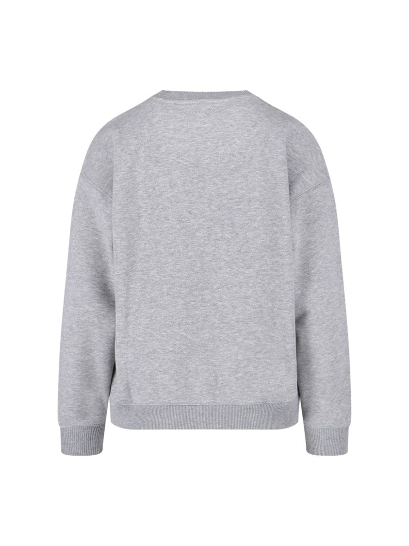 Anine Bing Spencer Crewneck Sweatshirt – Grey