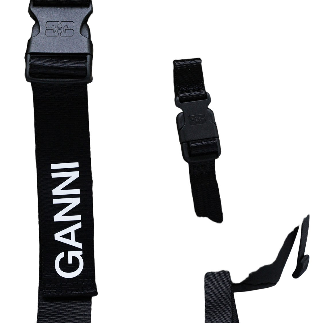 Ganni Structured Brown Backpack With Clean Lines