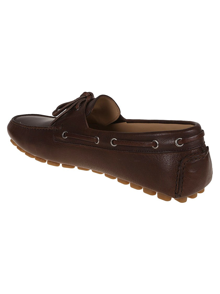 Valentino Buffalo Leather Fastaway Driver Loafer