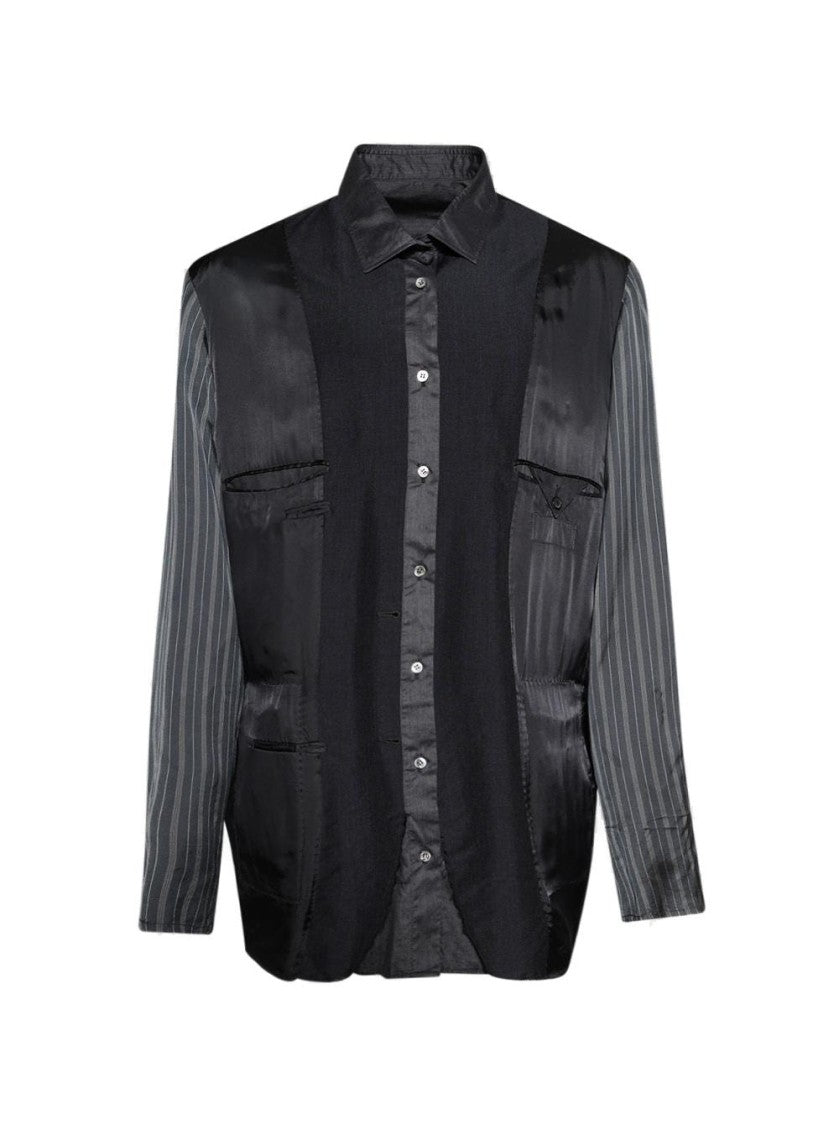 Maison Margiela Patchwork Inside-Out Jacket Charcoal