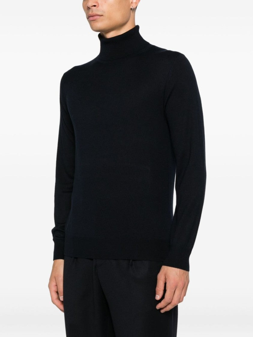 Kangra Long-Sleeve Turtleneck Sweater In Silk-Cashmere Blend