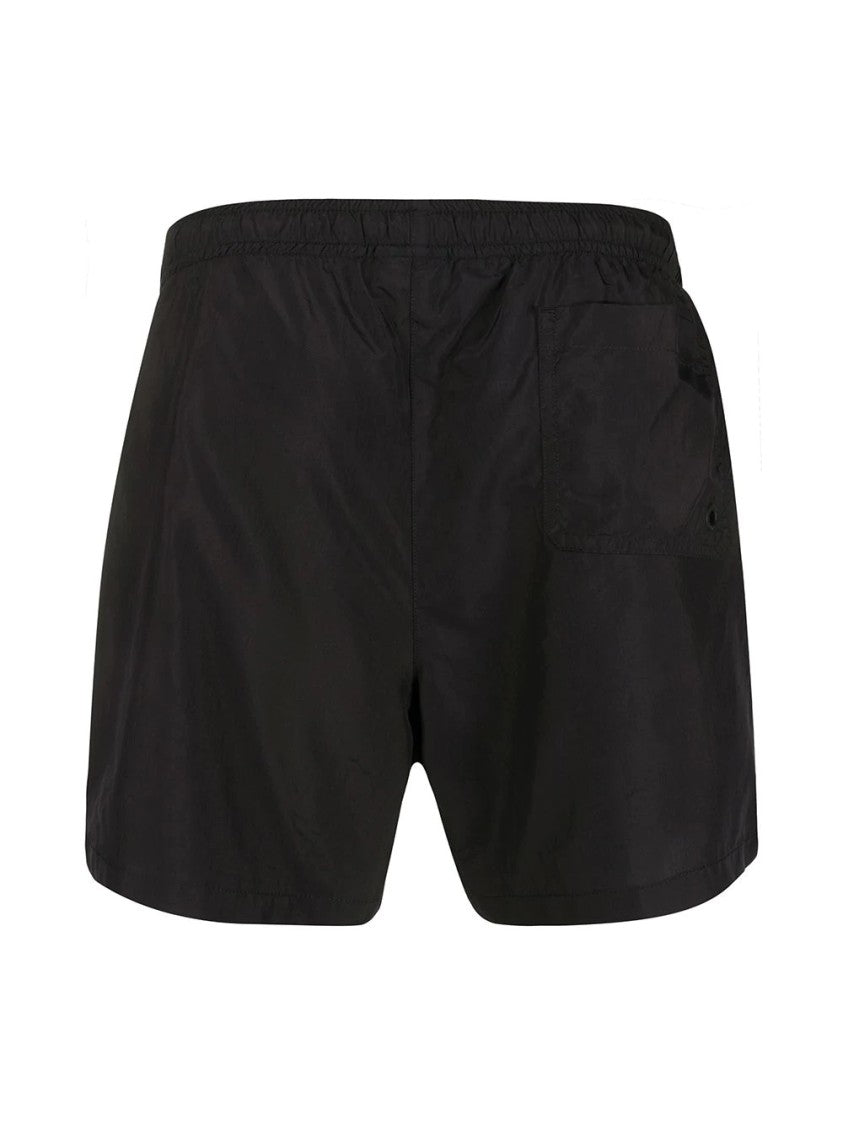 Marcelo Burlon Black Swimwear With Adjustable Drawstring
