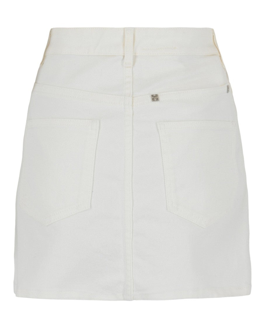 Givenchy A-Line Denim Skirt
