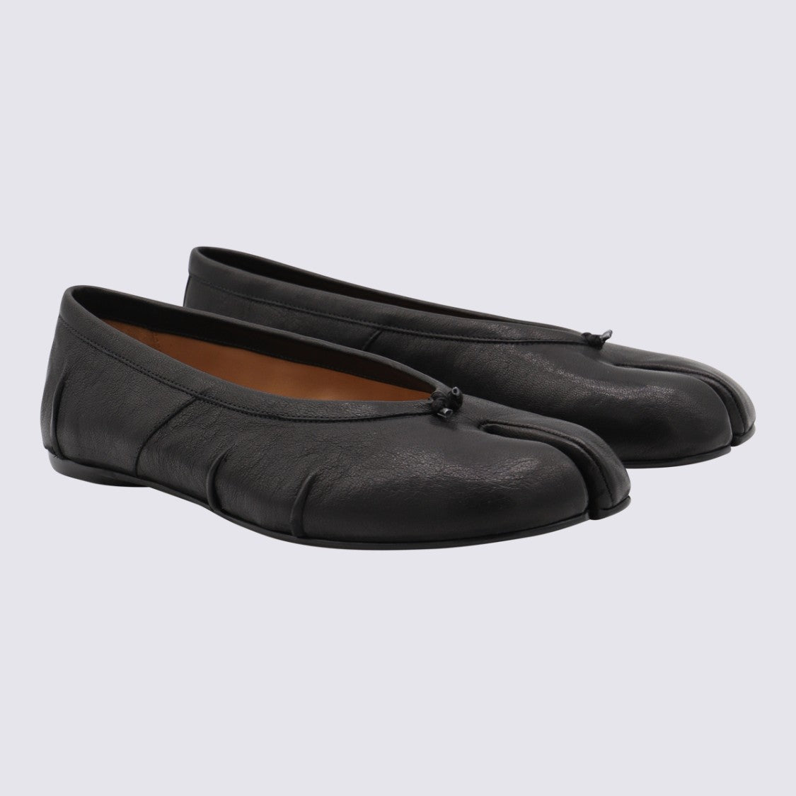 Maison Margiela Black Leather Flats