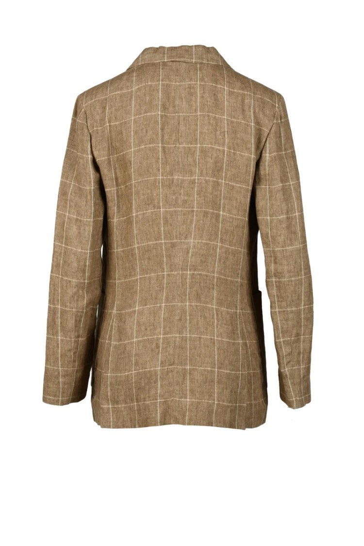 Fabiana Filippi Linen Blazer - Brown