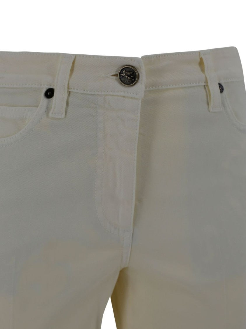Etro Stretch Cotton Trousers