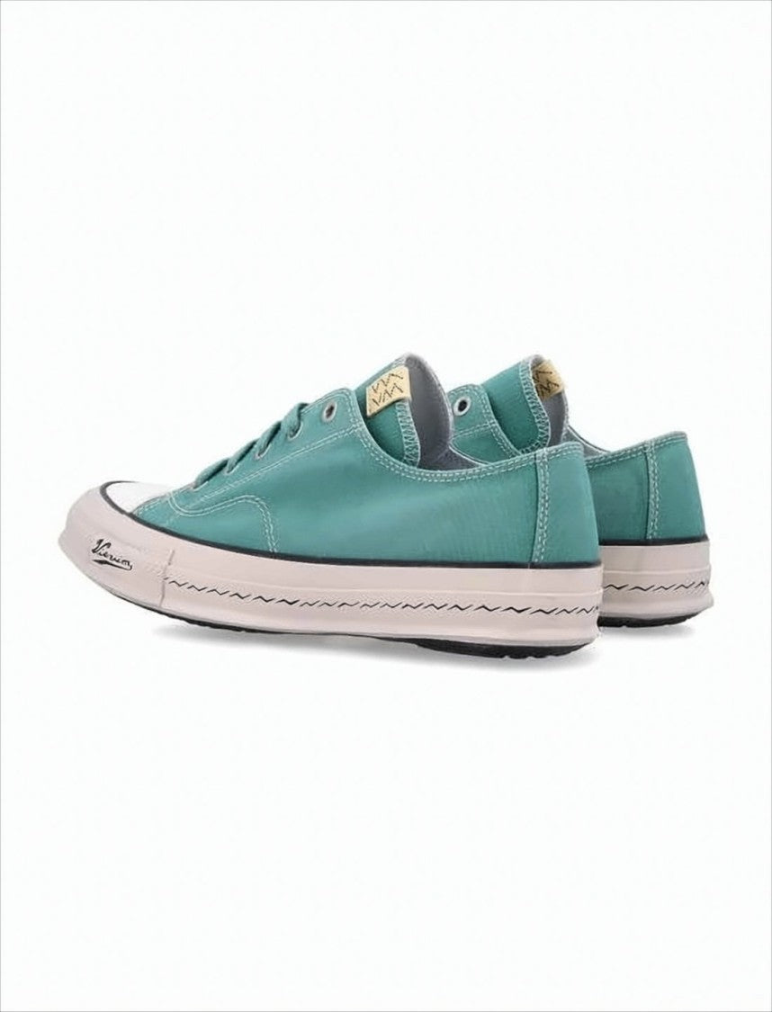 Visvim Muted Teal Low-Top Sneakers With Cowhide Lining