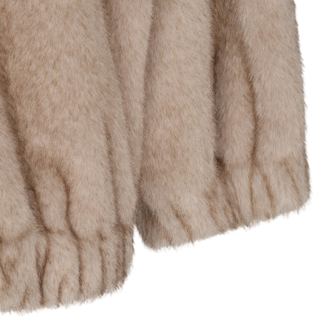 Antonelli Firenze Plush Hooded Elasticized Faux Fur Coat
