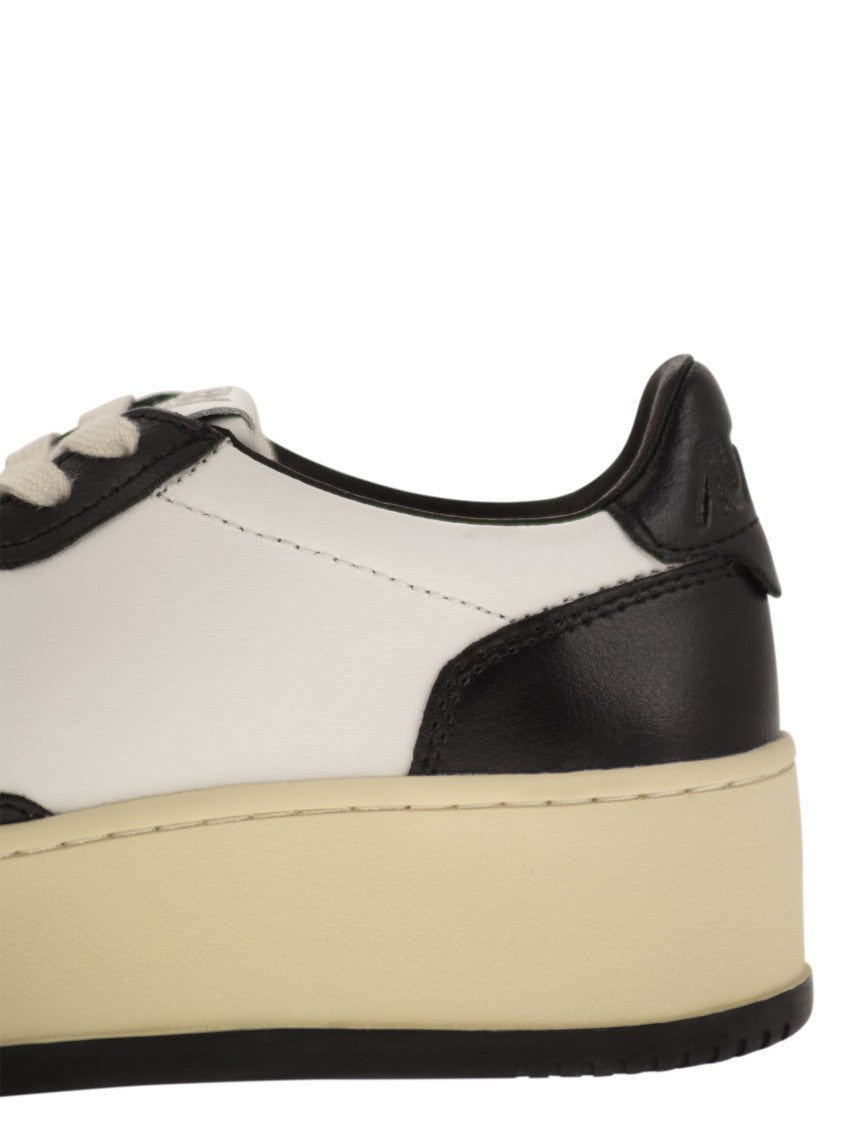 Autry Medalist Platform - Leather Trainers