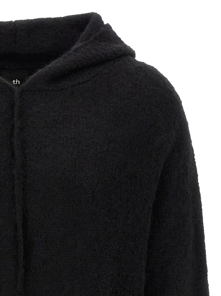 Thom Krom Alpaca Blend Hooded Sweater With Long Cuffed Sleeves