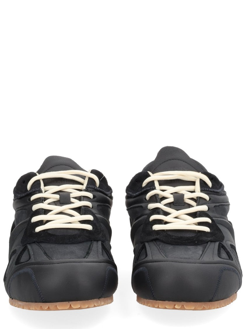 Axel Arigato Black Slow Runner Nubuck Panel Sneakers