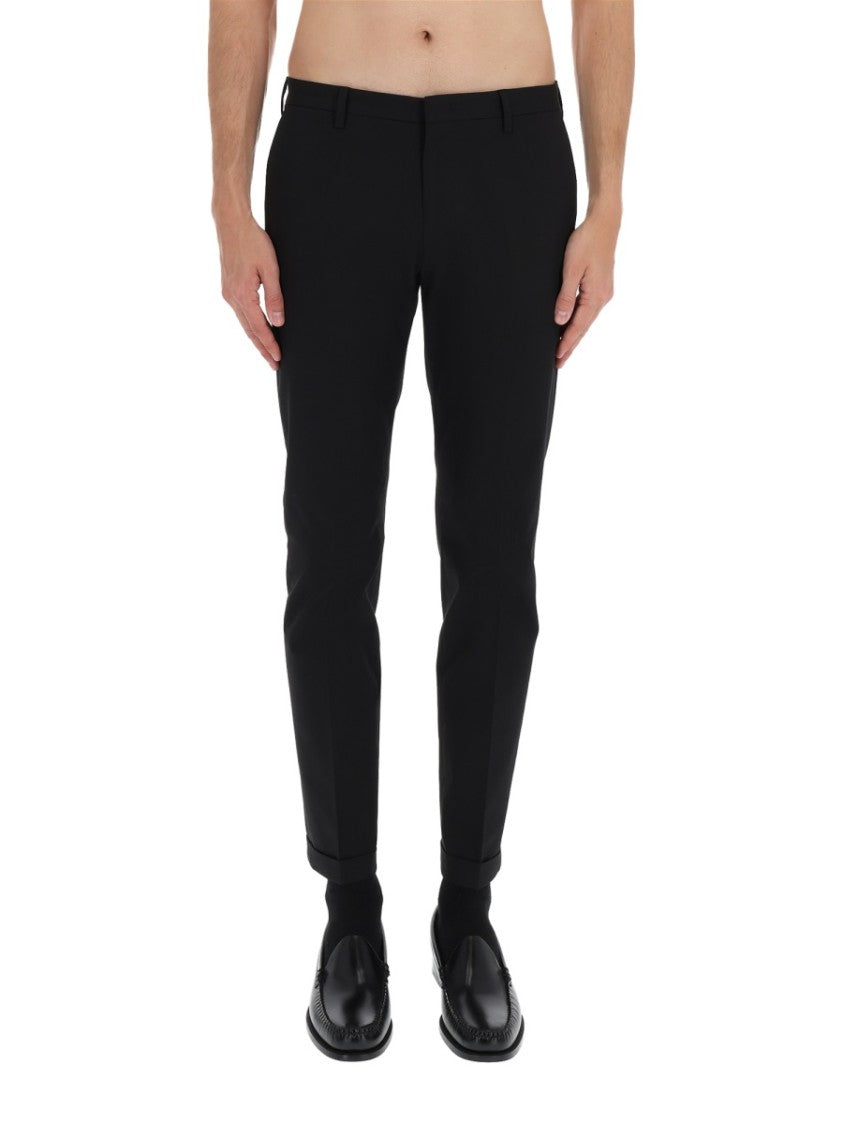 Paul Smith Cotton Tailored Slim Straight-Leg Pants