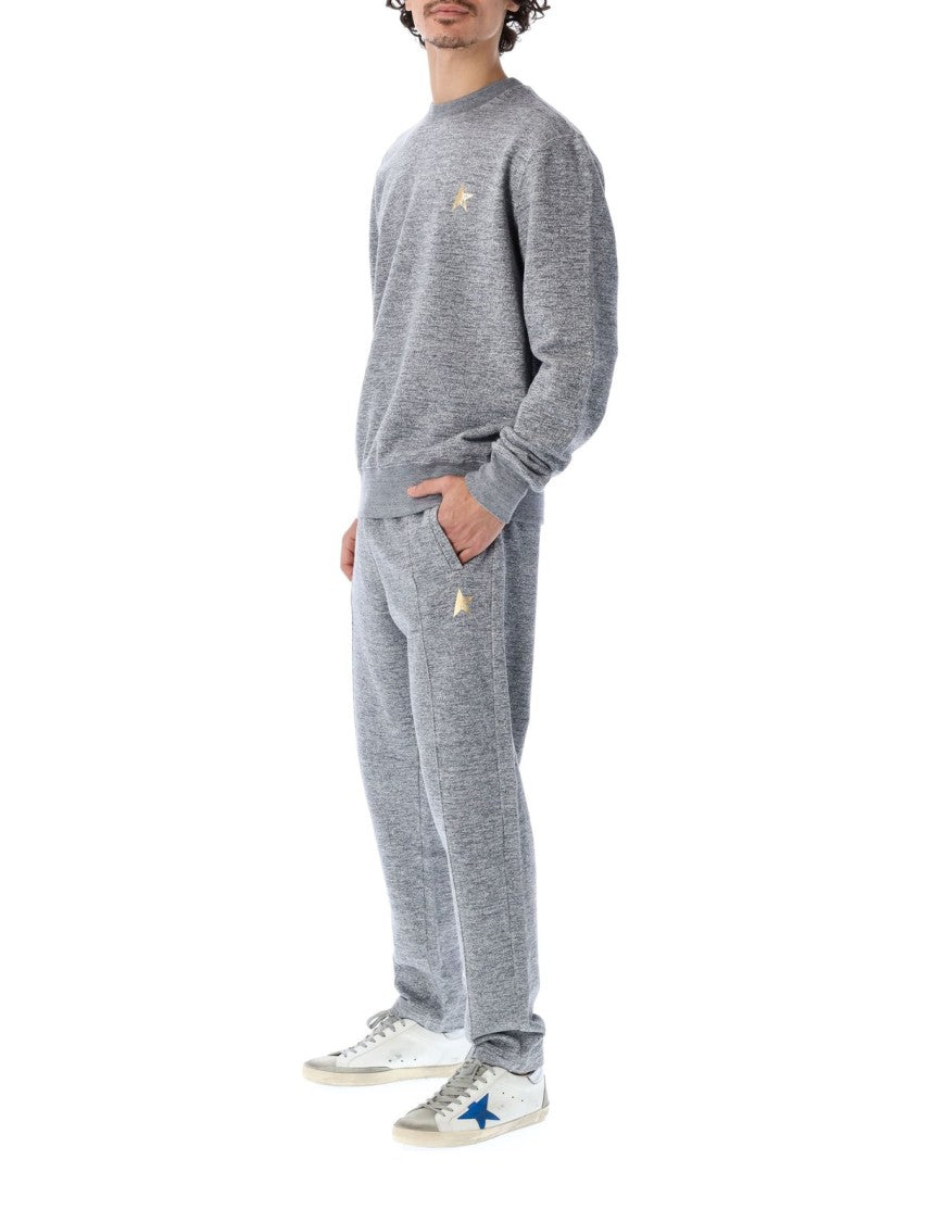 Golden Goose Heathered Grey Relaxed Fit Jogger Pants