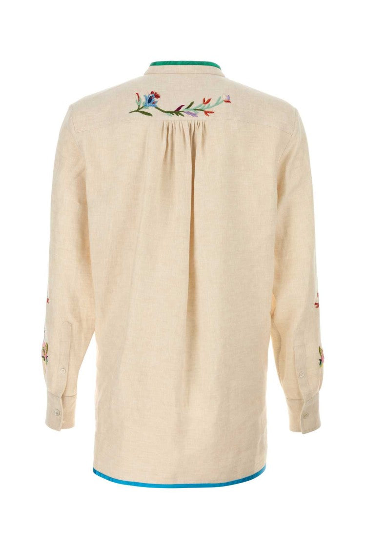 Valentino Garavani Ivory Linen Shirt