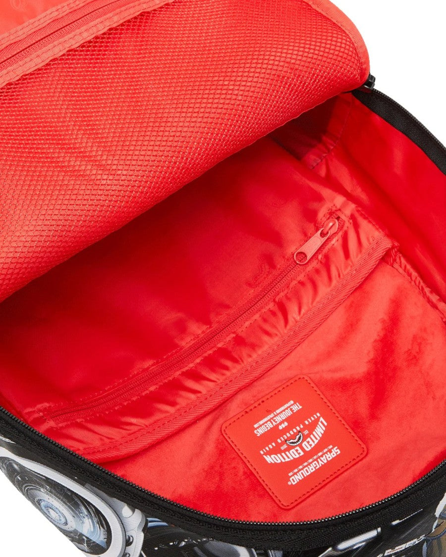 Sprayground Graffiti-Inspired Versatile Black Backpack With Ergonomic Design