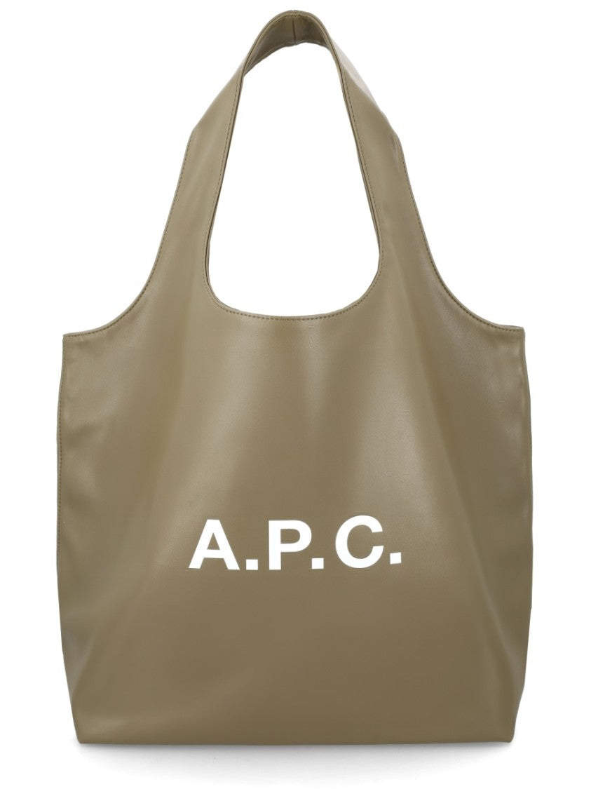 A.P.C. Neutrals Ninon Matte Finish Polyurethane Tote Bag