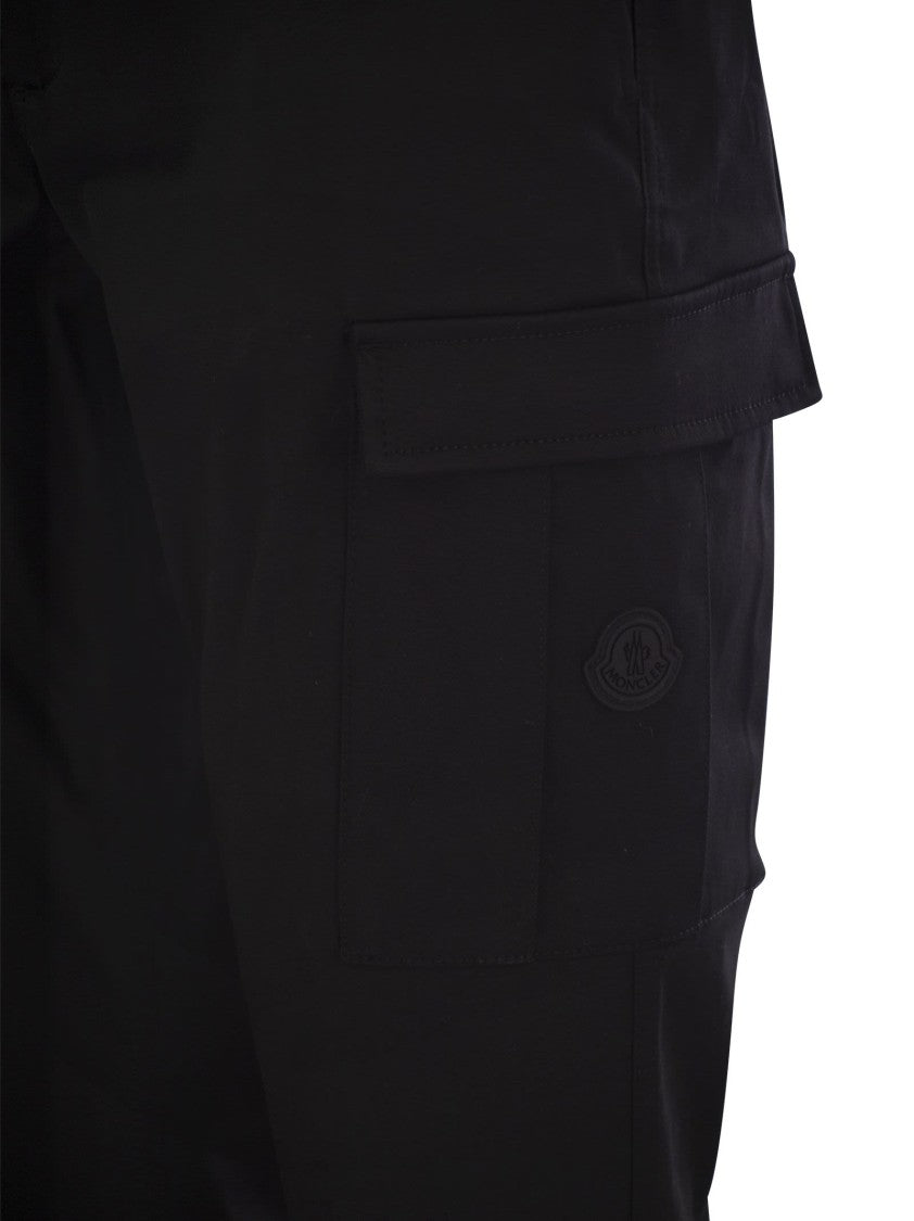 Moncler Gabardine Cargo Trousers