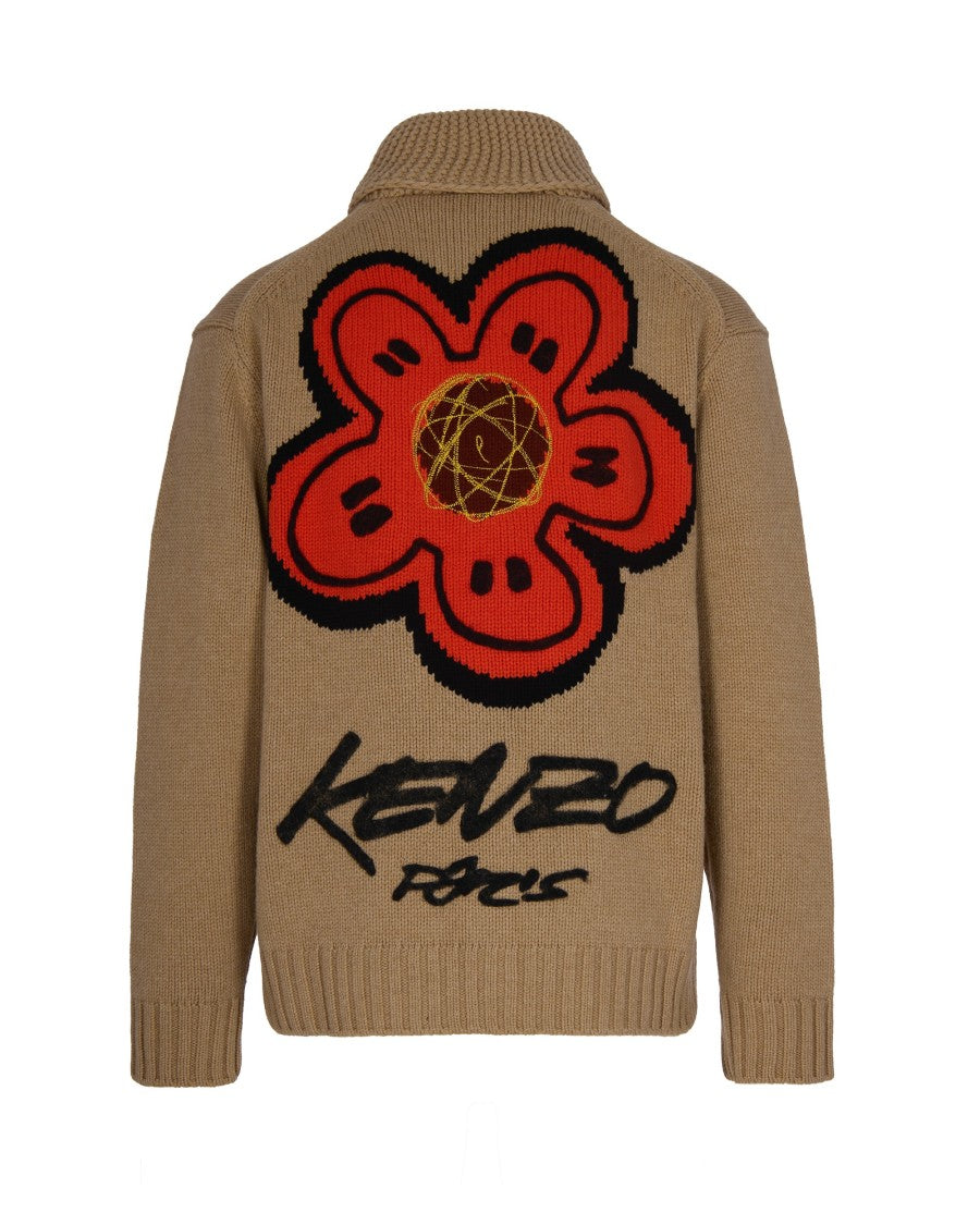 Kenzo X Futura 2000 Wool Cardigan