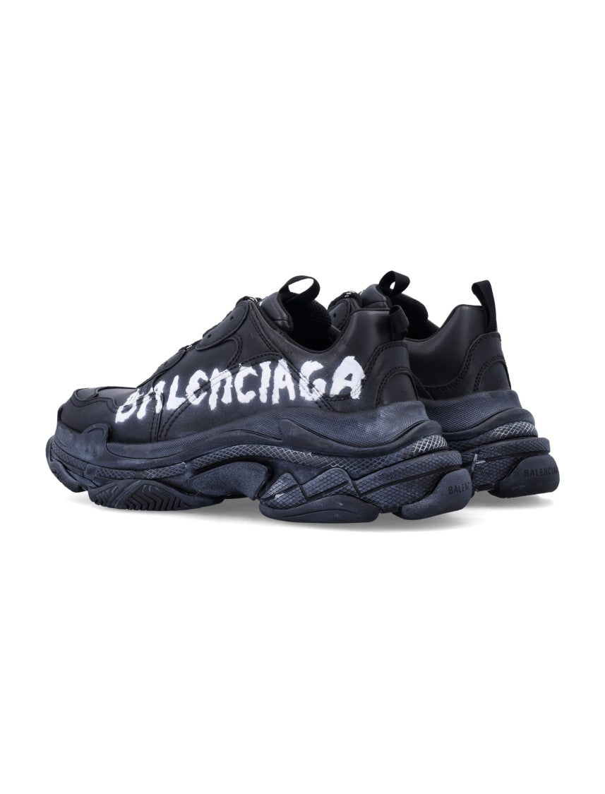 Balenciaga Triple S Paint Logo Sneakers