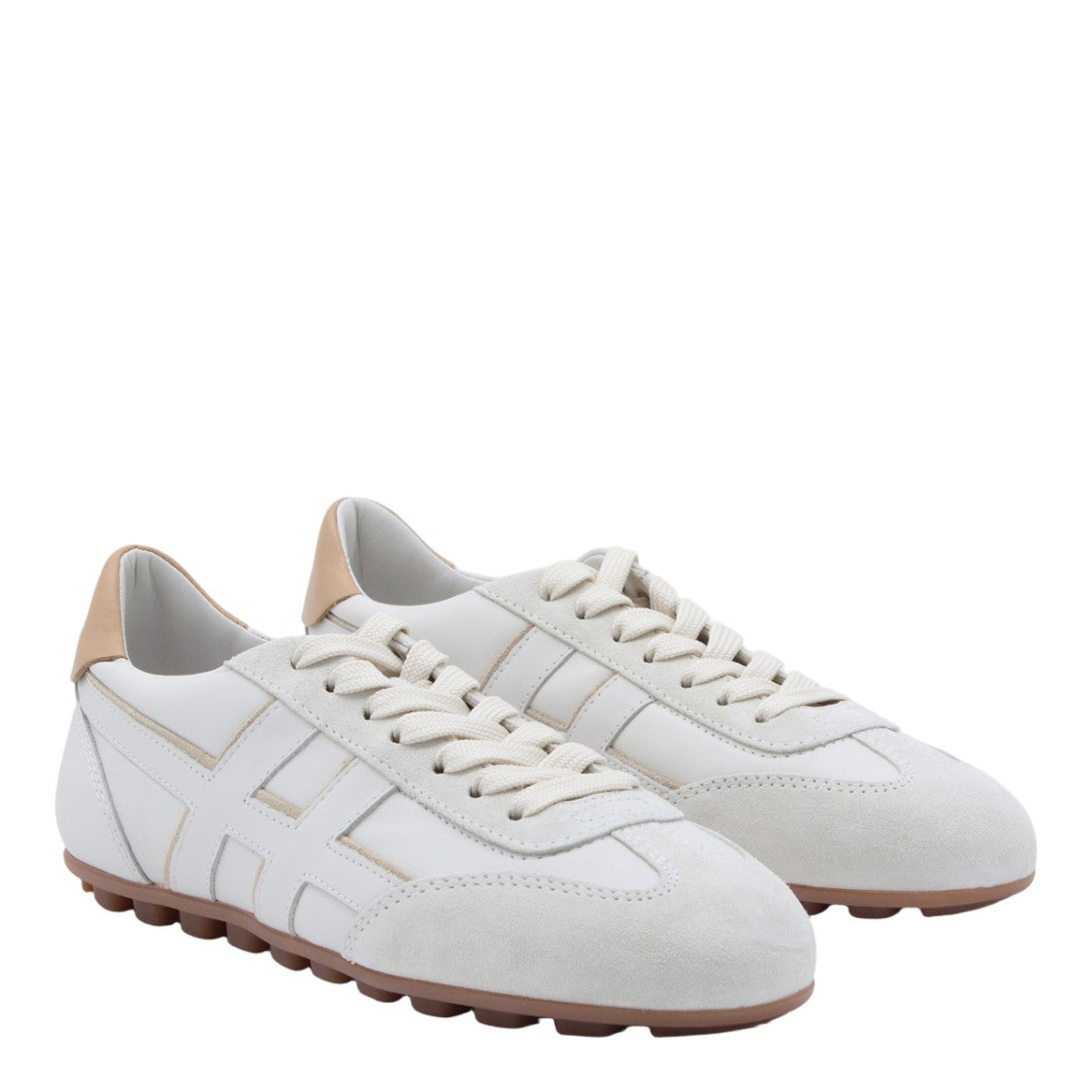 Hogan Low-Top White Leather Sneakers