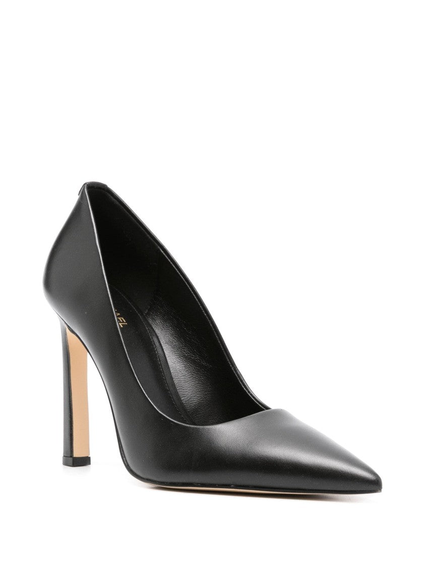 Michael Kors Pointed Toe Pumps With High Stiletto Heel And Glossy Finish