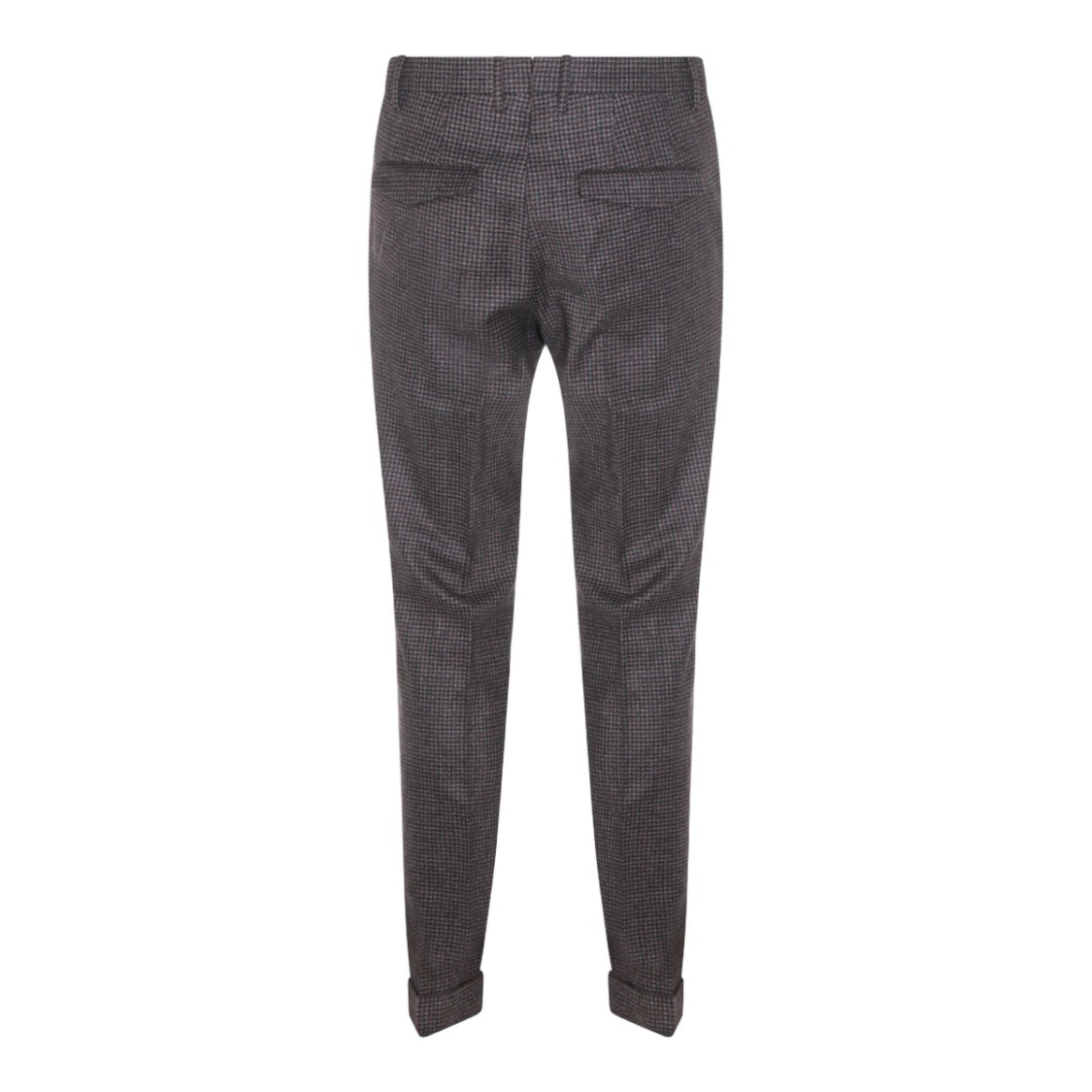 Pt Torino Tailored Formal Pants With Subtle Checkered Pattern
