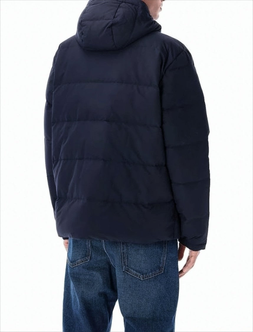 Patagonia Quilted Padded Jacket With High Collar And Hood