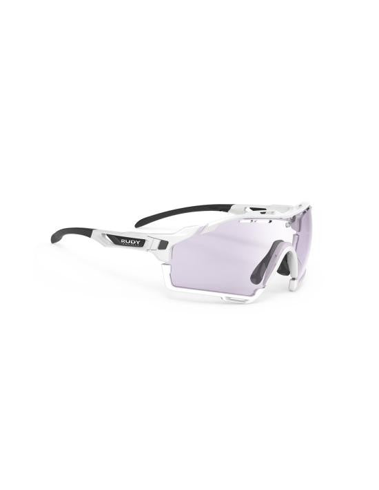 Rudy Project Sporty Semi-Rimless Sunglasses With Angular Design
