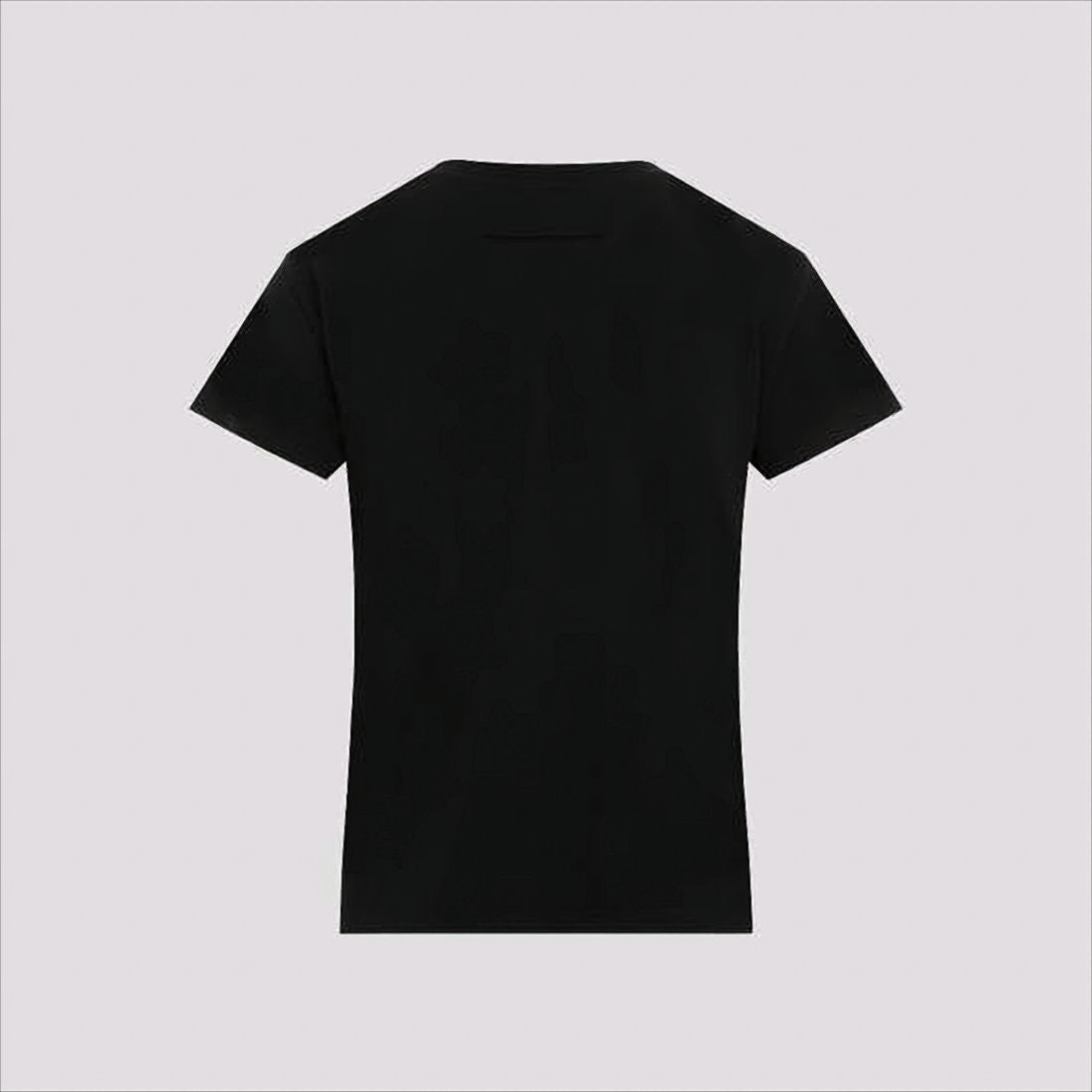 Mm6 By Maison Margiela Fitted Short-Sleeve T-Shirt With Minimal Patch Logo